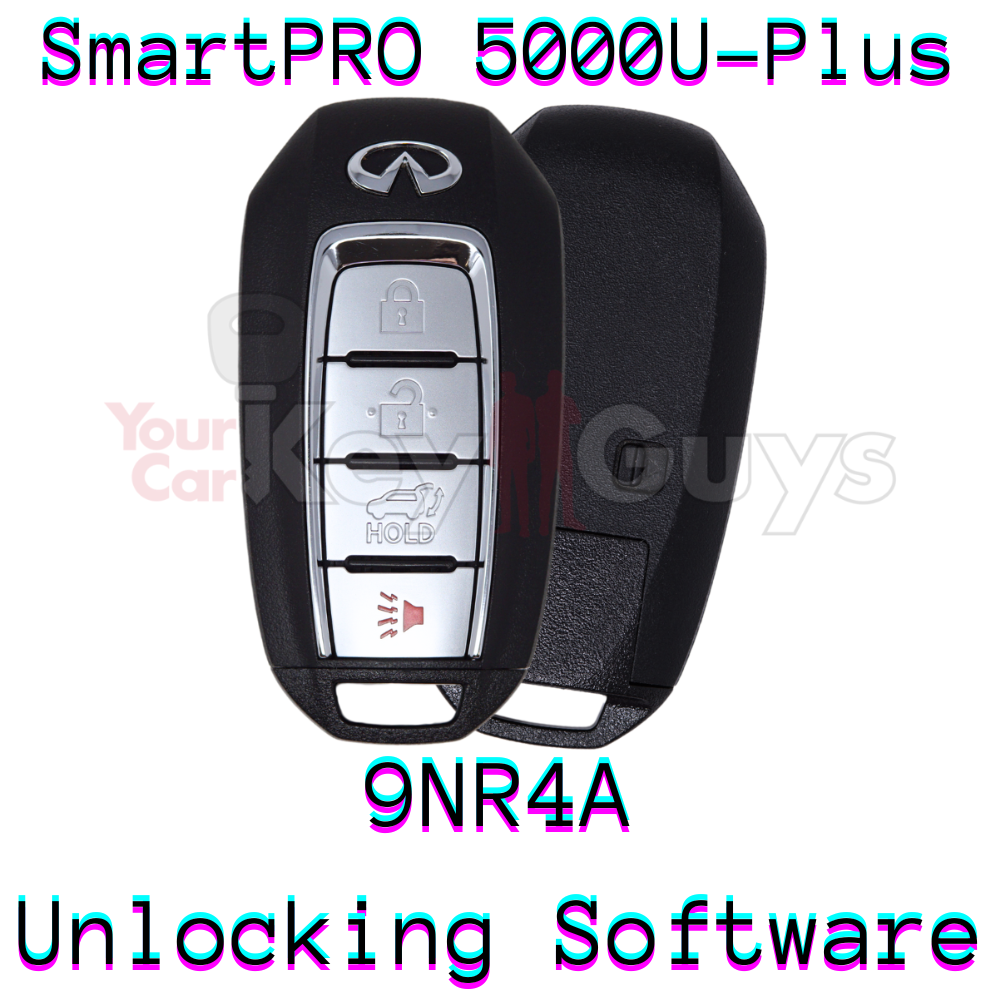 SmartPro 5000U Smart Key Unlocking Software Infiniti 4B Hatch KR5TXN7 9NR4A