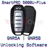 SmartPro 5000U Smart Key Unlocking Software Infiniti 5B Hatch KR5TXN7 9NR5A