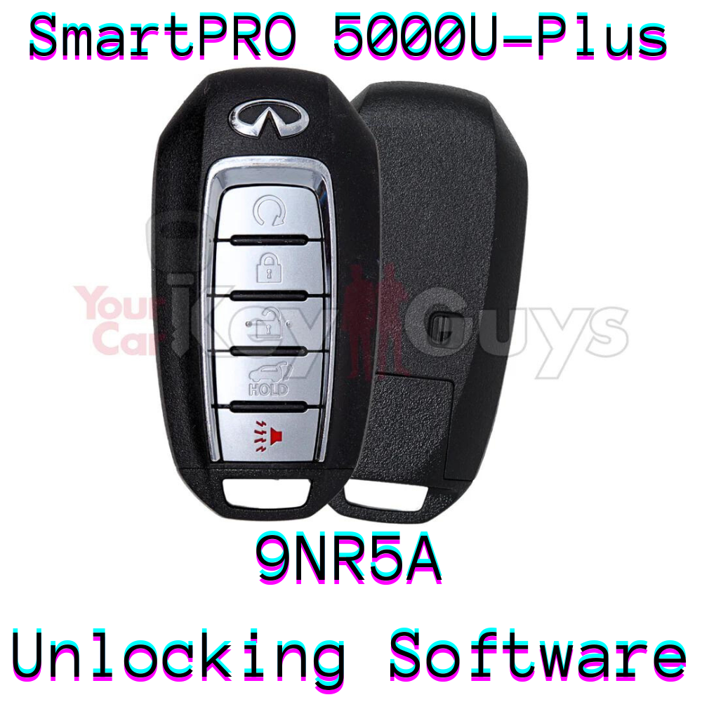 SmartPro 5000U Smart Key Unlocking Software Infiniti 5B Hatch KR5TXN7 9NR5A