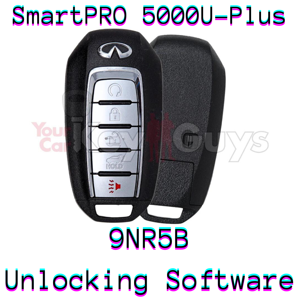 SmartPro 5000U Smart Key Unlocking Software Infiniti 5B Hatch KR5TXN7 9NR5B