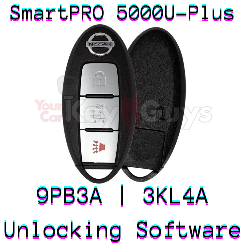 SmartPro 5000U Smart Key Unlocking Software Nissan 3B KR5S180144014 9PB3A | 3KL4A