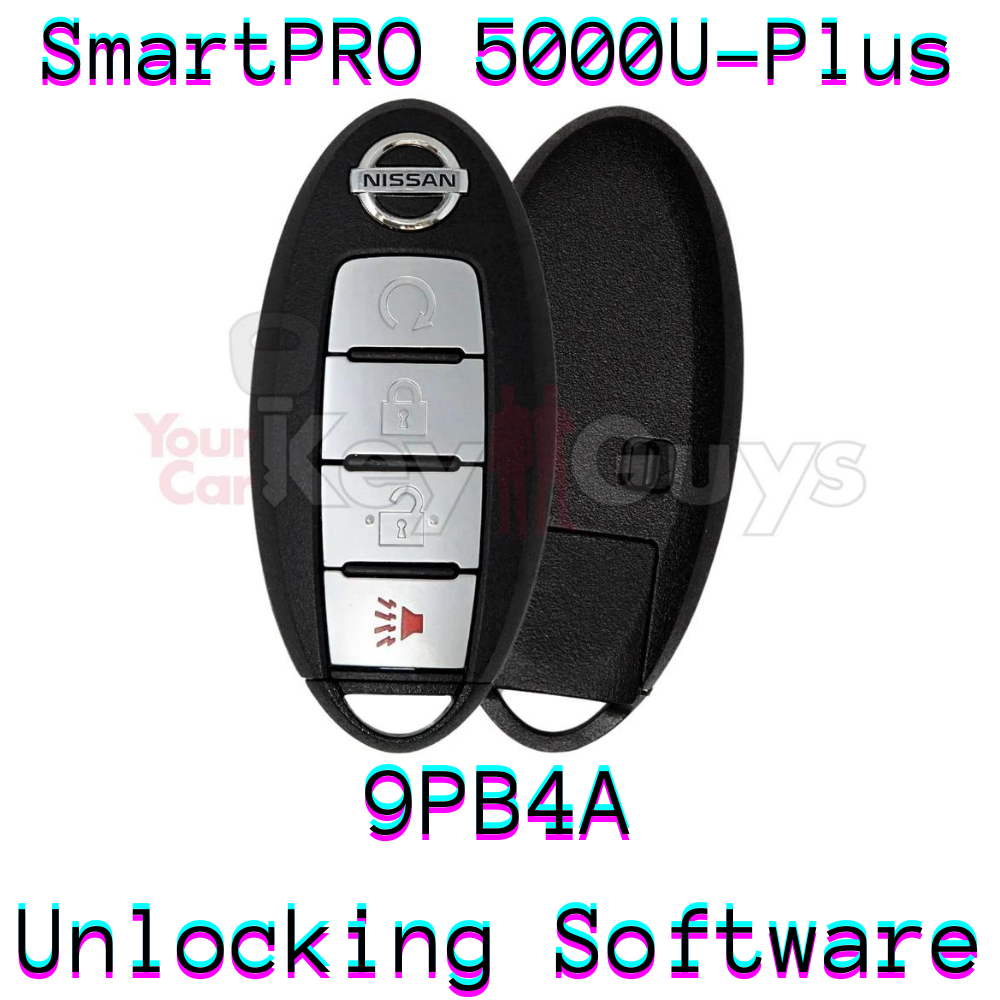 SmartPro 5000U Smart Key Unlocking Software Nissan 4B Remote Start KR5S180144014 9PB4A