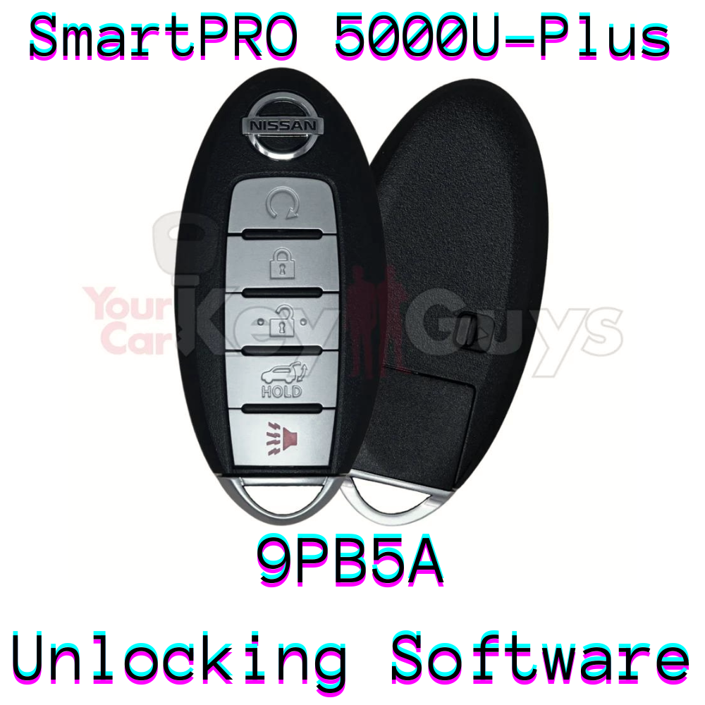 SmartPro 5000U Smart Key Unlocking Software Nissan 5B Hatch KR5S180144014 9PB5A