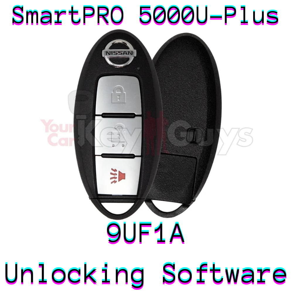 SmartPro 5000U Smart Key Unlocking Software Nissan 3B KR5TXN7 9UF1A