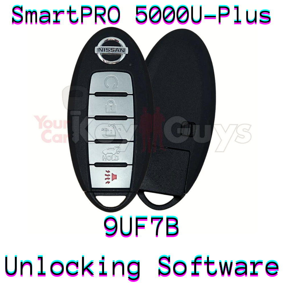 SmartPro 5000U Smart Key Unlocking Software Nissan 5B Hatch KR5TXN7 9UF7B