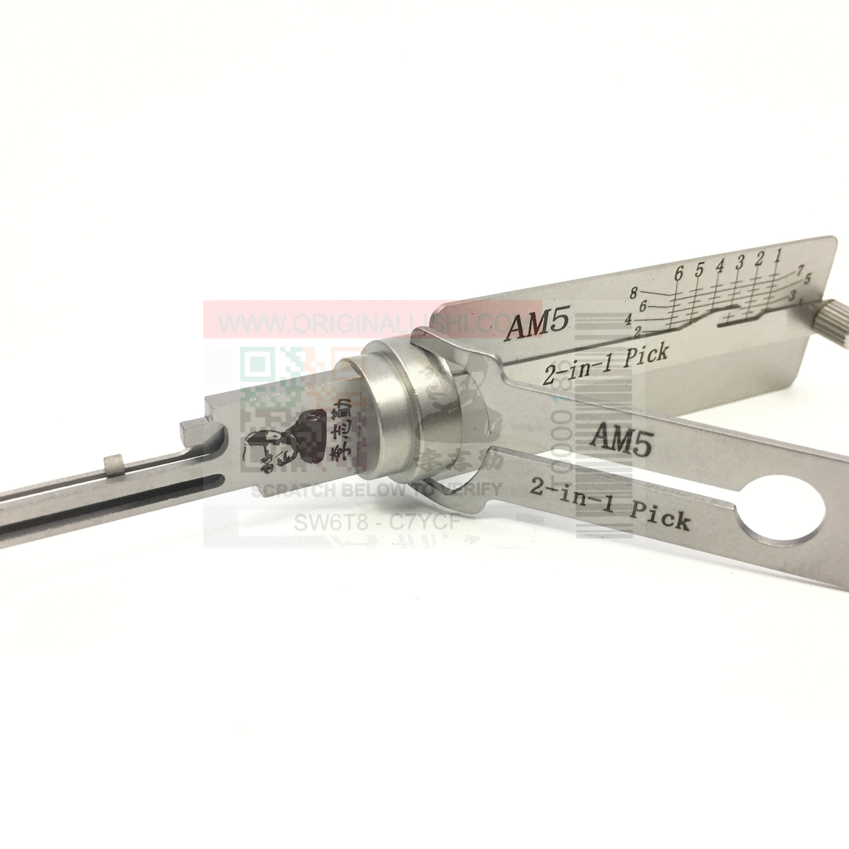 Original Lishi AM5 (2 in 1) Pick 6 Cut Anti Glare – Your Car Key Guys