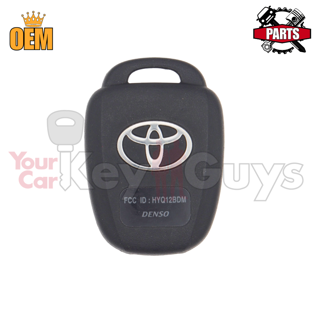 BACK COVER OEM Toyota RHK HYQ12BDM w/ Sticker