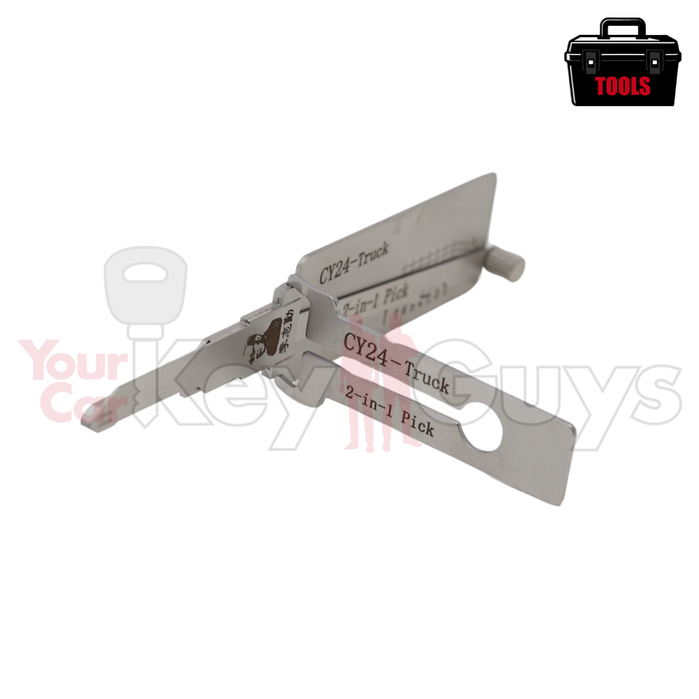 Original Lishi CY24-Truck Dr/Bt (2 in 1) Pick 8 Cut Anti Glare