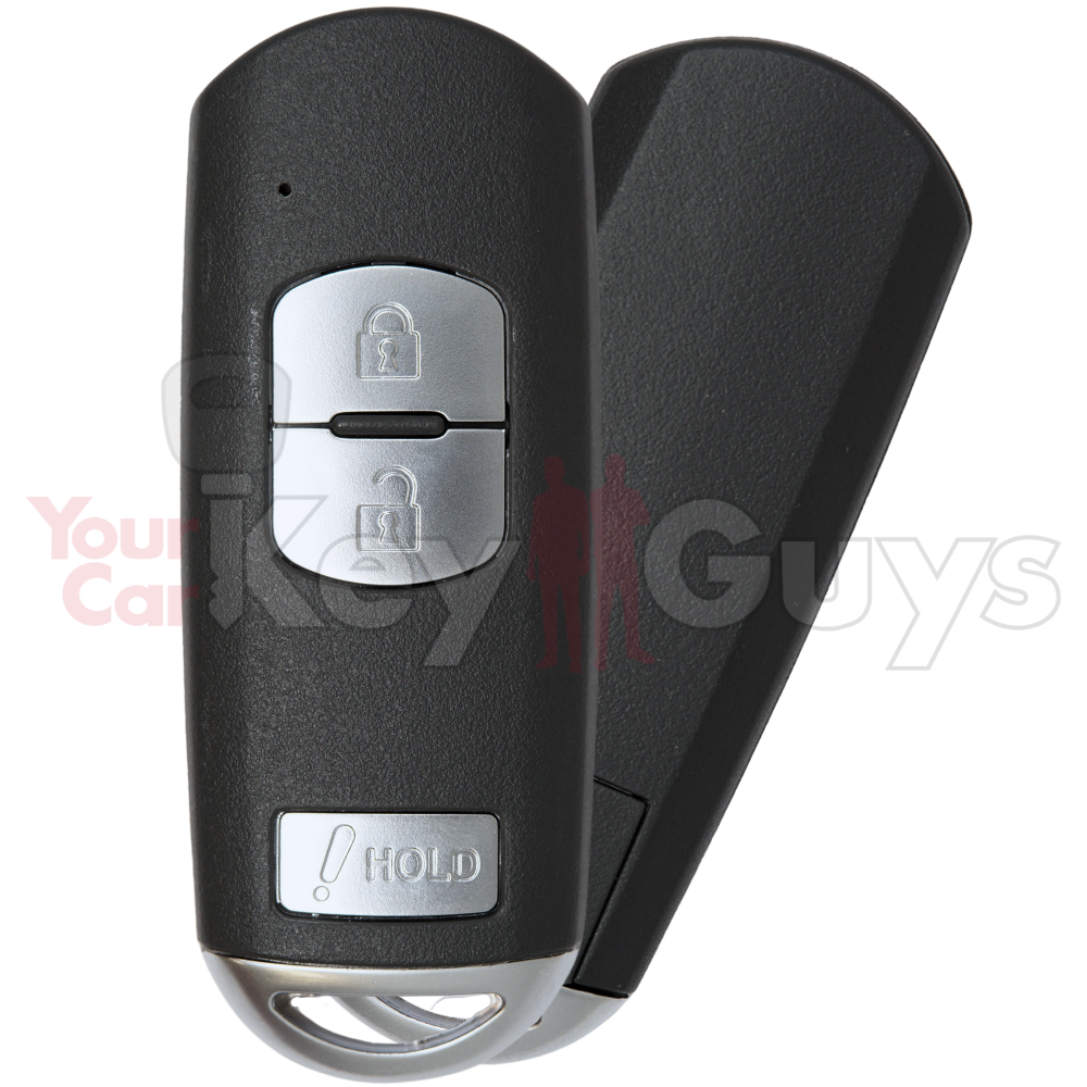 SHELL Replacement for Mazda 3B Smart Key WAZSKE13D01