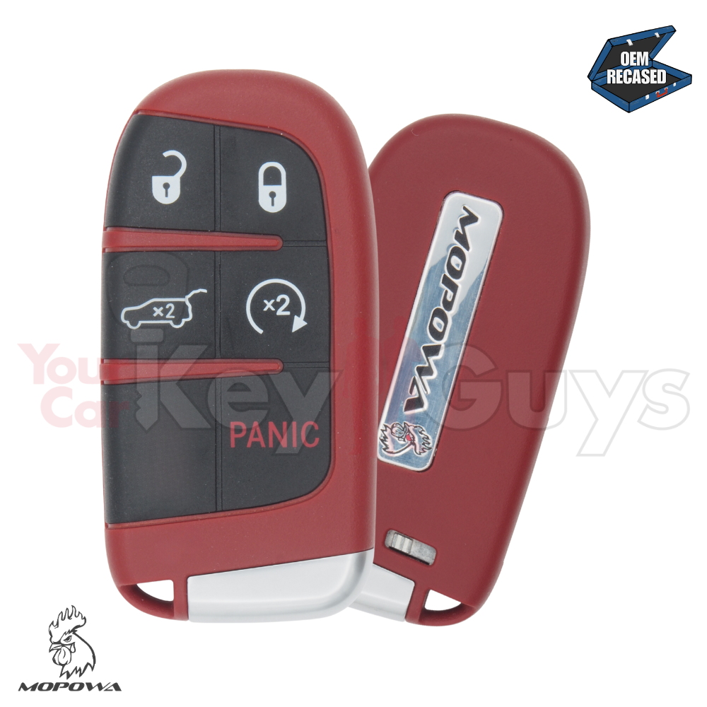 Program Trailhawk Key 2018-2021 Jeep Trackhawk Red Key Full Power 5B Hatch Smart Key M3N-408 ...