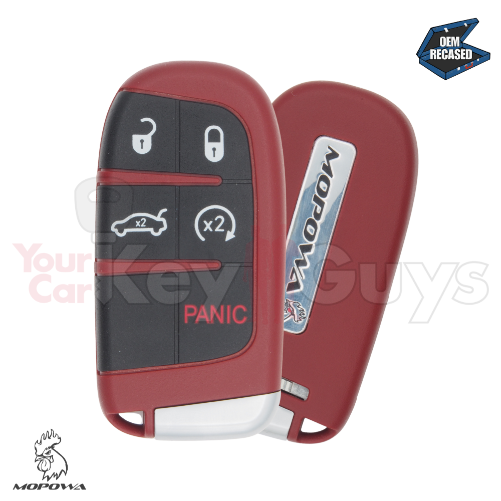 2015-2018 Dodge Charger Challenger Hellcat SRT 5B Trunk Red Full Power Key ID46