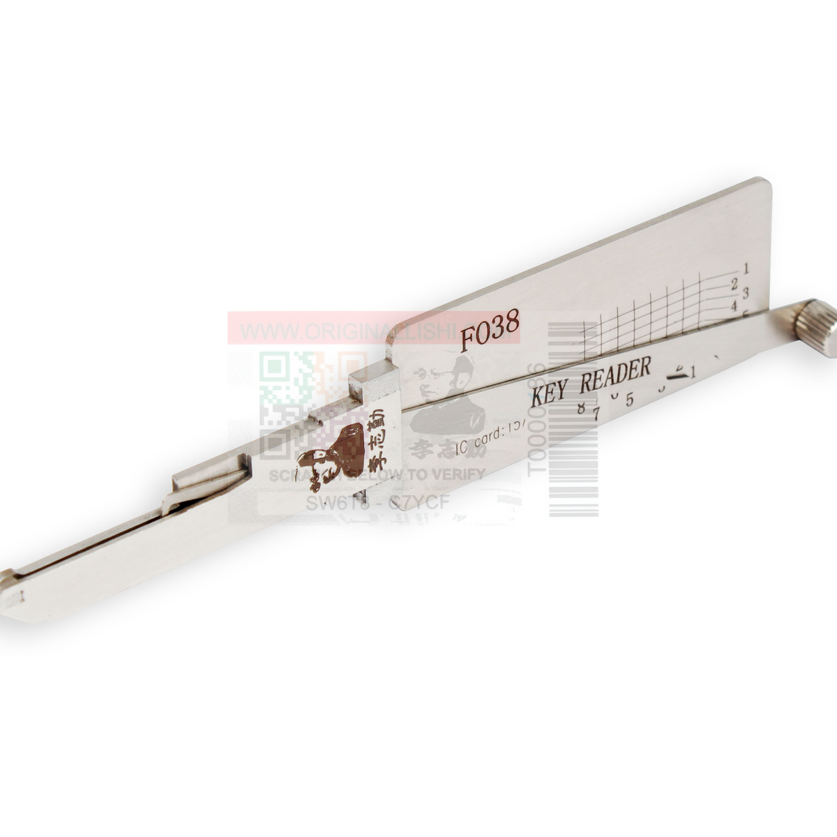 Fo38 Key Reader Original Lishi FO38/H75 Key Reader 8 Cut - Anti Glare – Your Car Key Guys