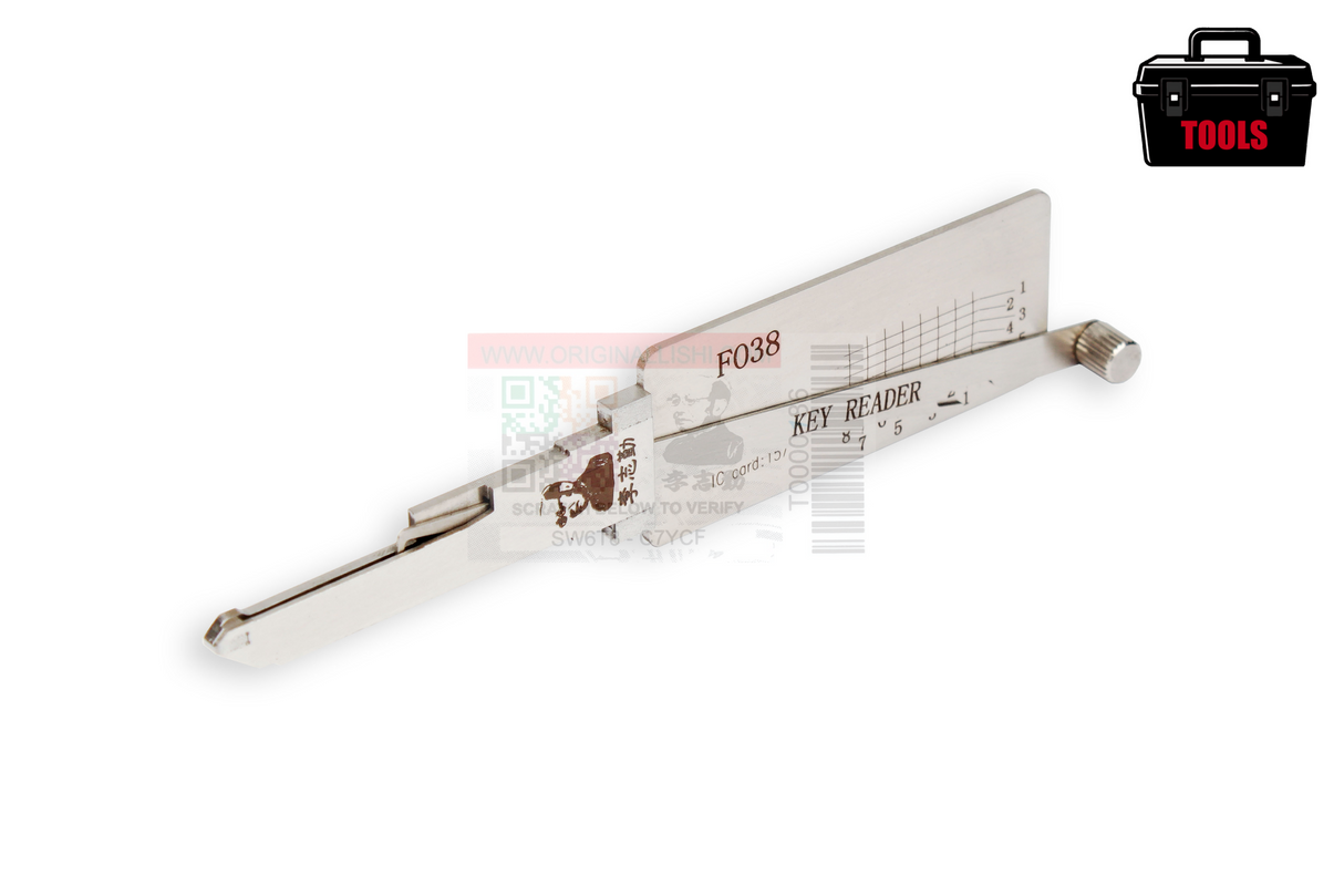 Original Lishi FO38/H75 Key Reader 8 Cut - Anti Glare
