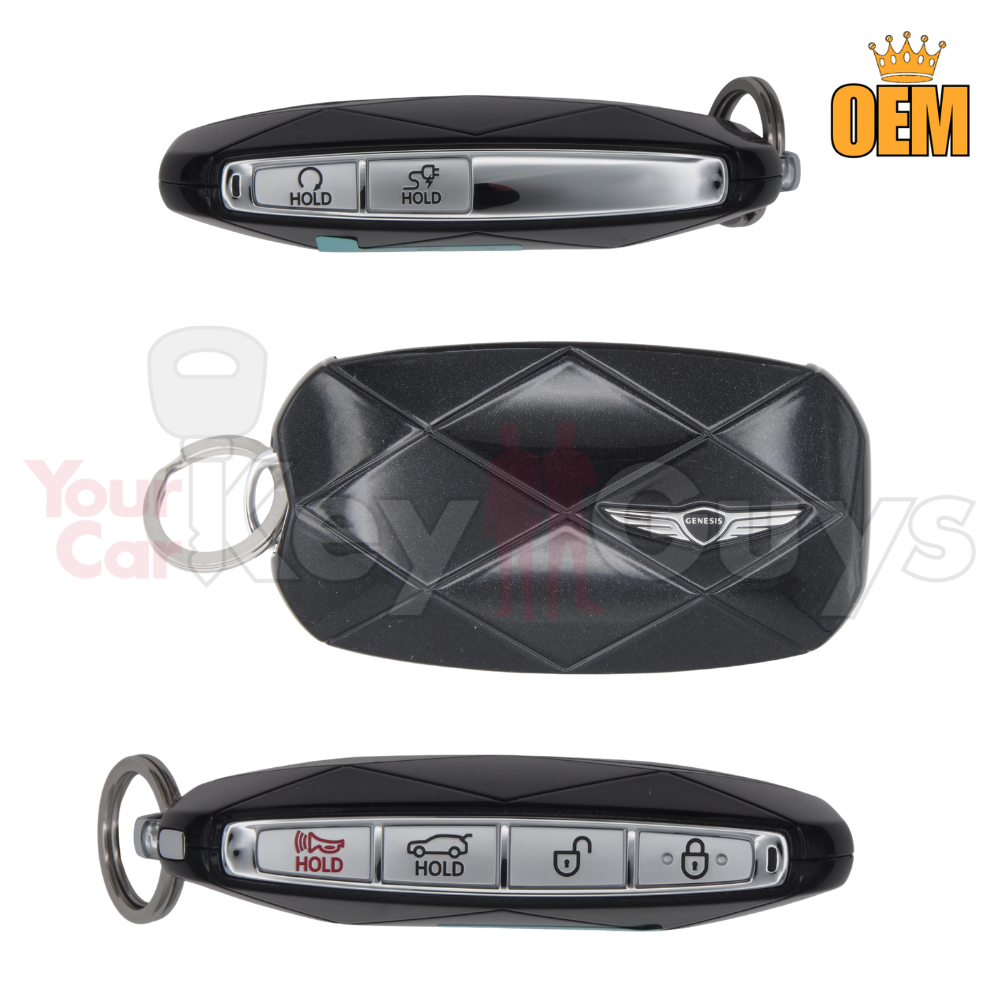 2024-2025 Genesis GV60 6B Hatch + Plug Smart Key CU220 Black TQ8-FOB-4F53M