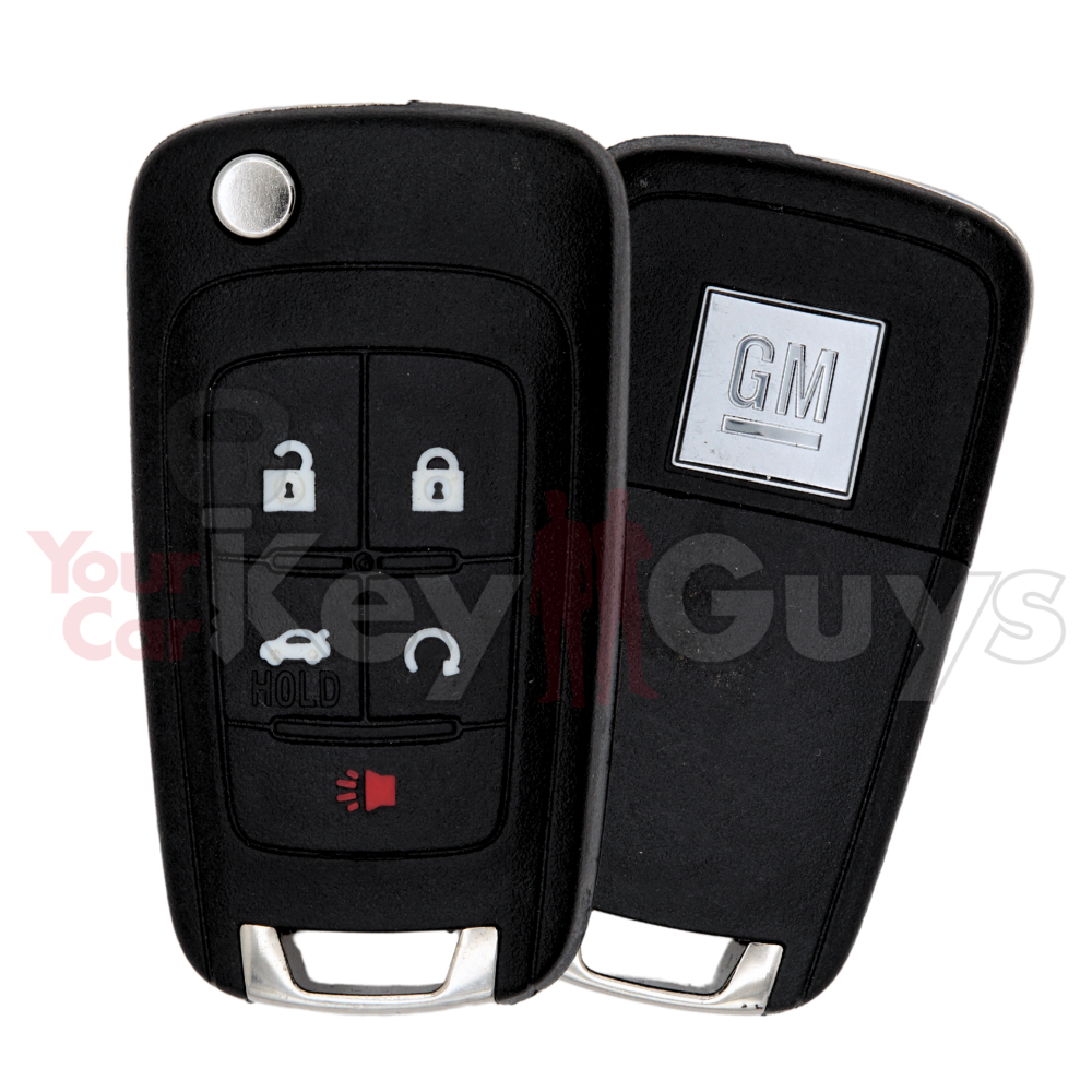 2010-2021 GM Logo Flip Key 5B Trunk Flip Key PEPS Proximity OHT05918179