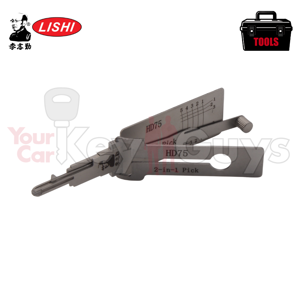 Original LISHI HD75 2-in-1 Pick & Decoder for Honda Motorbike