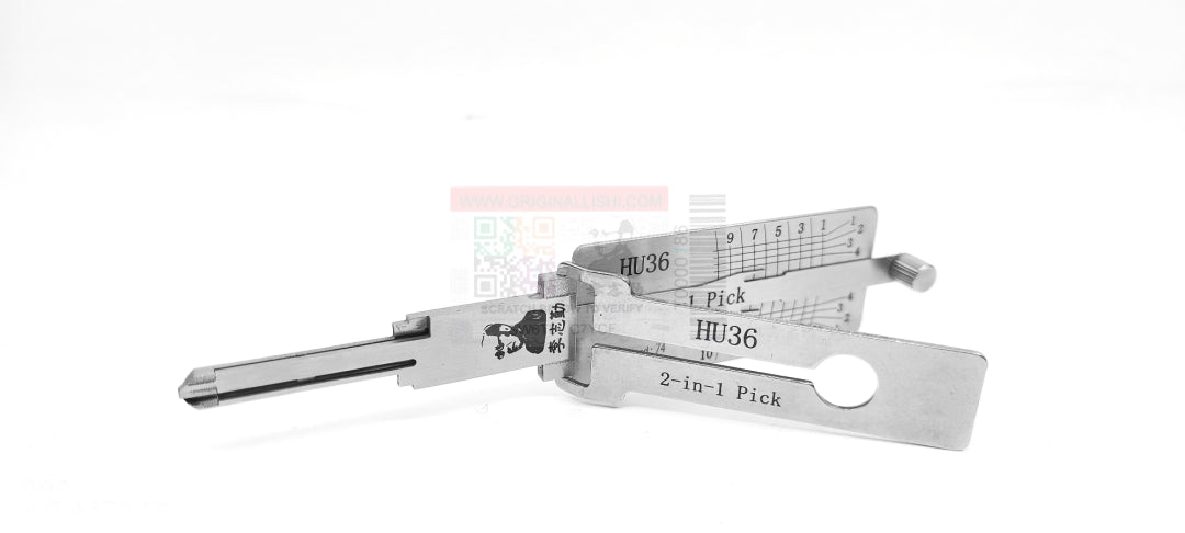 Original Lishi HU36 (2 in 1) Pick & Decoder 10 Cut - Anti Glare