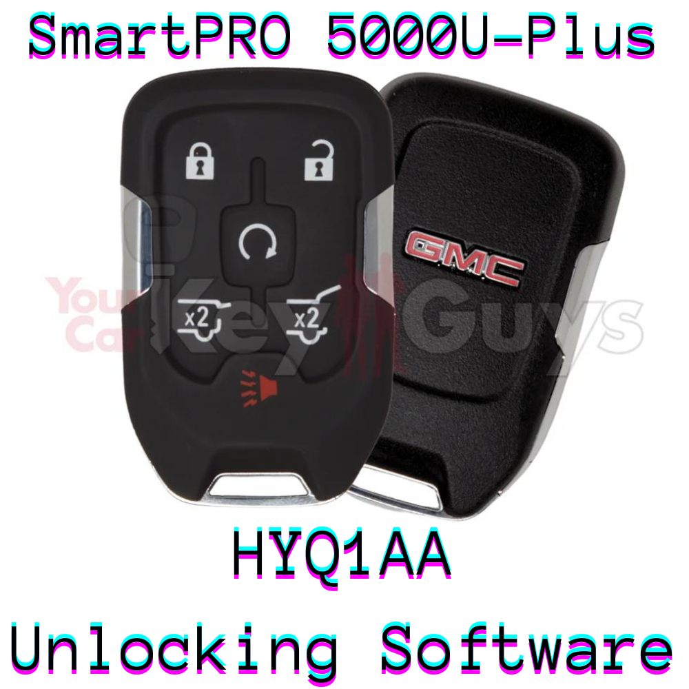 SmartPro 5000U Smart Key Unlocking Software GMC HYQ1AA 6B Hatch – Your ...
