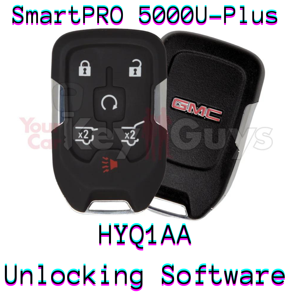 SmartPro 5000U Smart Key Unlocking Software GMC HYQ1AA 6B Hatch