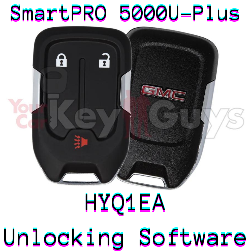 SmartPro 5000U Smart Key Unlocking Software GMC HYQ1EA 3B