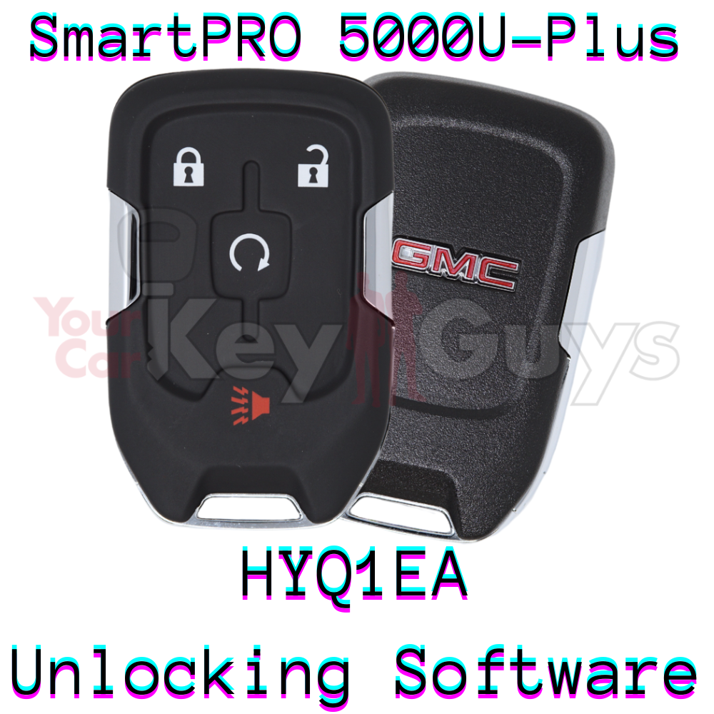 SmartPro 5000U Smart Key Unlocking Software GMC HYQ1EA 4B Remote Start