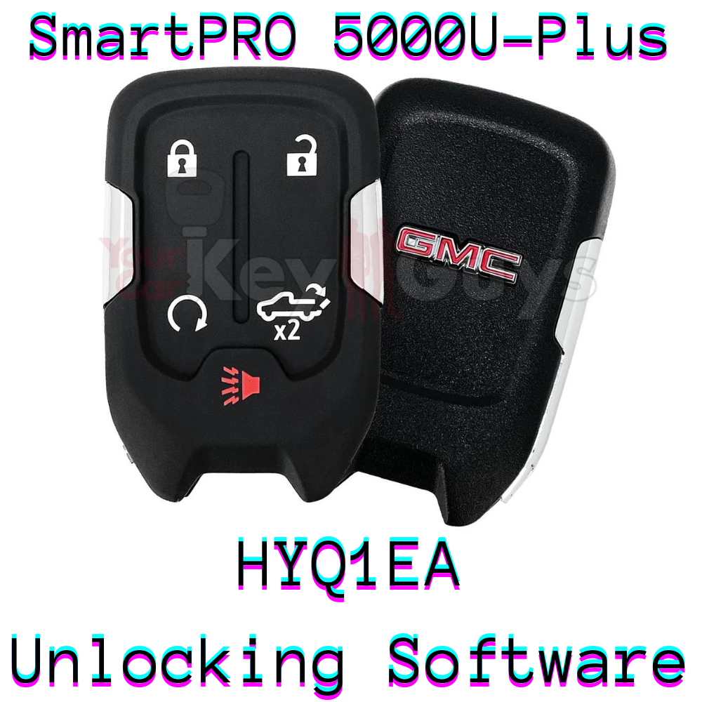 SmartPro 5000U Smart Key Unlocking Software GMC HYQ1EA 5B Tailgate