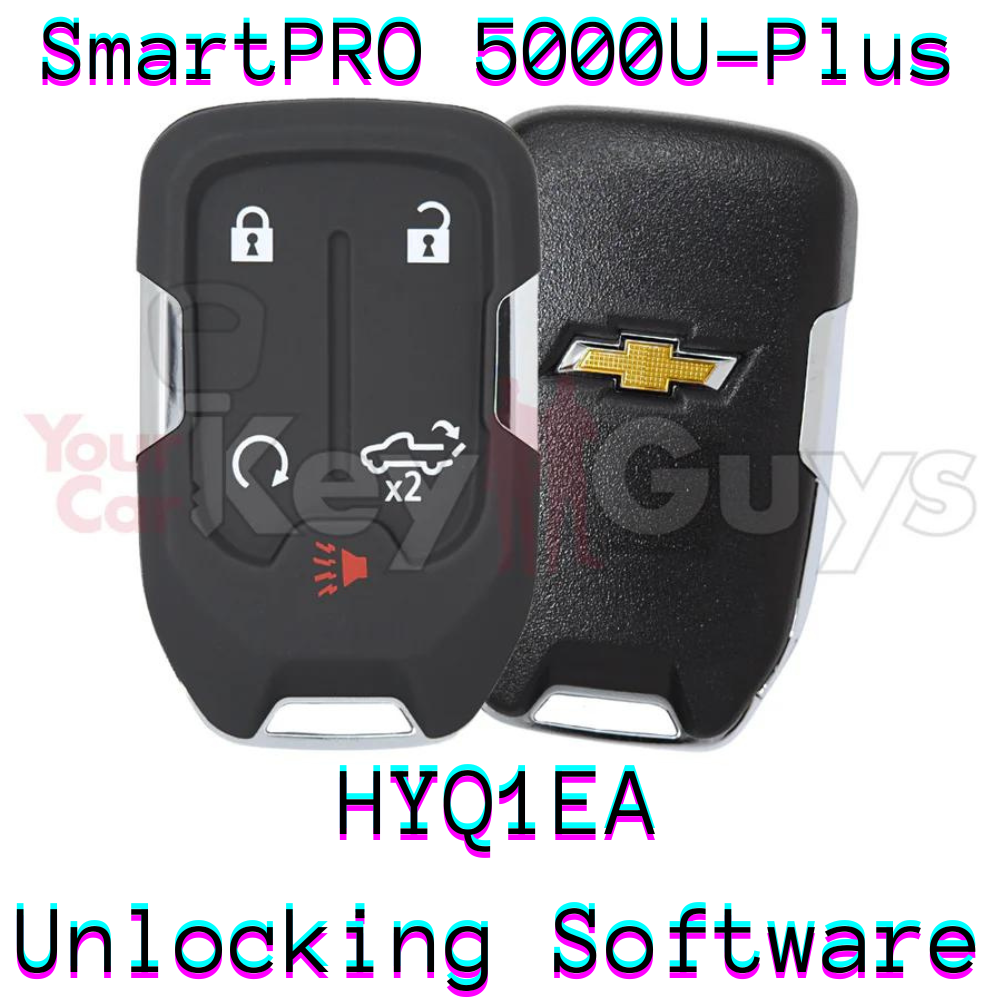 SmartPro 5000U Smart Key Unlocking Software Chevrolet HYQ1EA 5B Tailgate