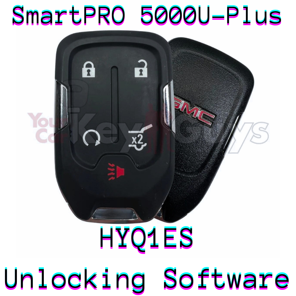 SmartPro 5000U Smart Key Unlocking Software GMC HYQ1ES 5B Hatch – Your ...