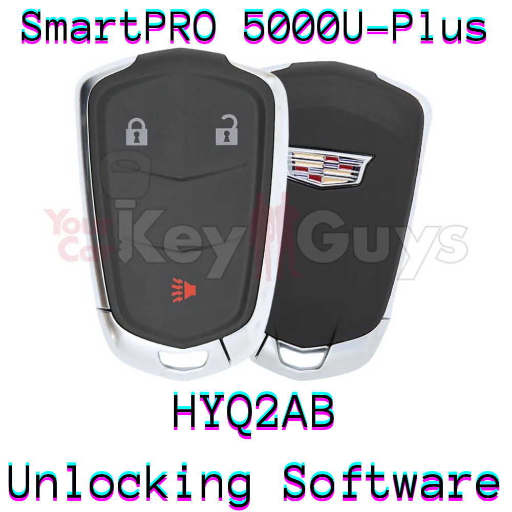 SmartPro 5000U Smart Key Unlocking Software Cadillac HYQ2AB 3B