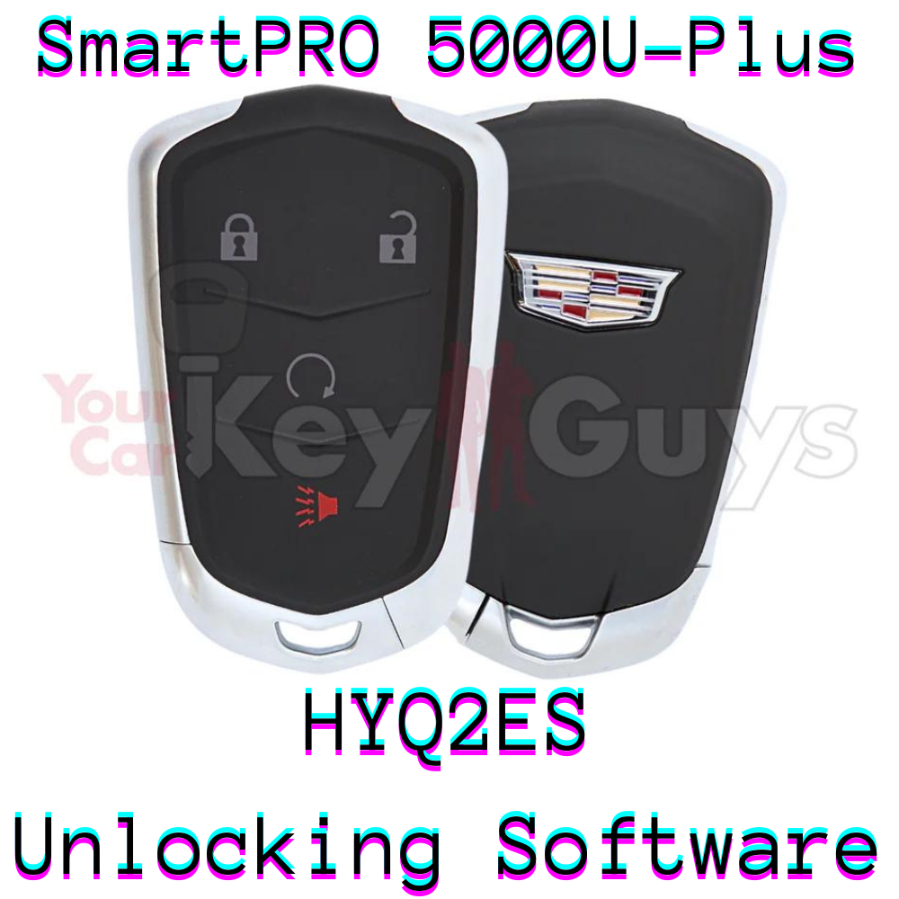 SmartPro 5000U Smart Key Unlocking Software Cadillac HYQ2ES 4B Remote Start