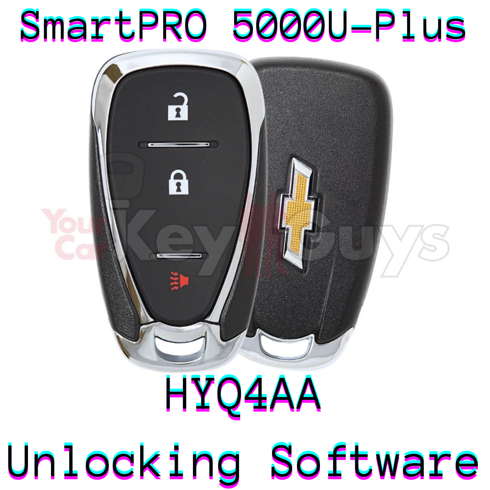 SmartPro 5000U Smart Key Unlocking Software Chevrolet HYQ4AA 3B