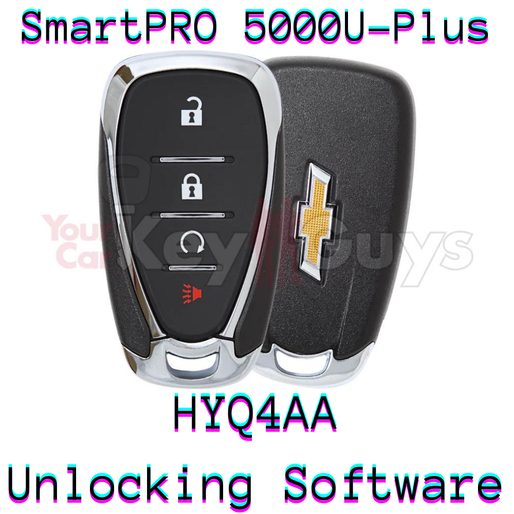 SmartPro 5000U Smart Key Unlocking Software Chevrolet HYQ4AA 4B Remote Start