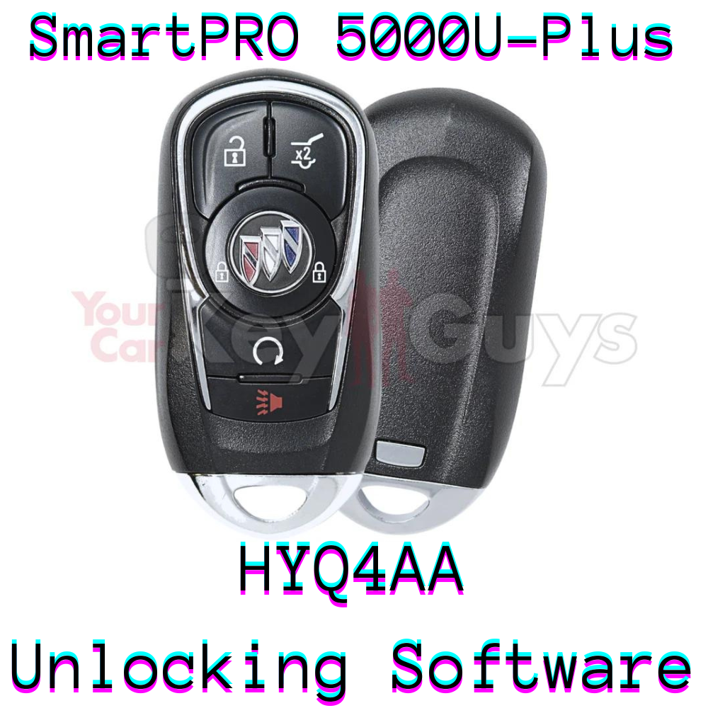 SmartPro 5000U Smart Key Unlocking Software Buick HYQ4AA 5B Hatch