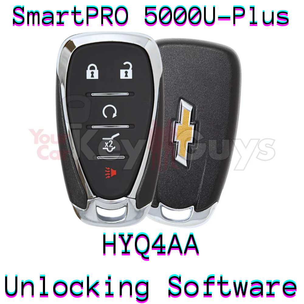 SmartPro 5000U Smart Key Unlocking Software Chevrolet HYQ4AA 5B Hatch