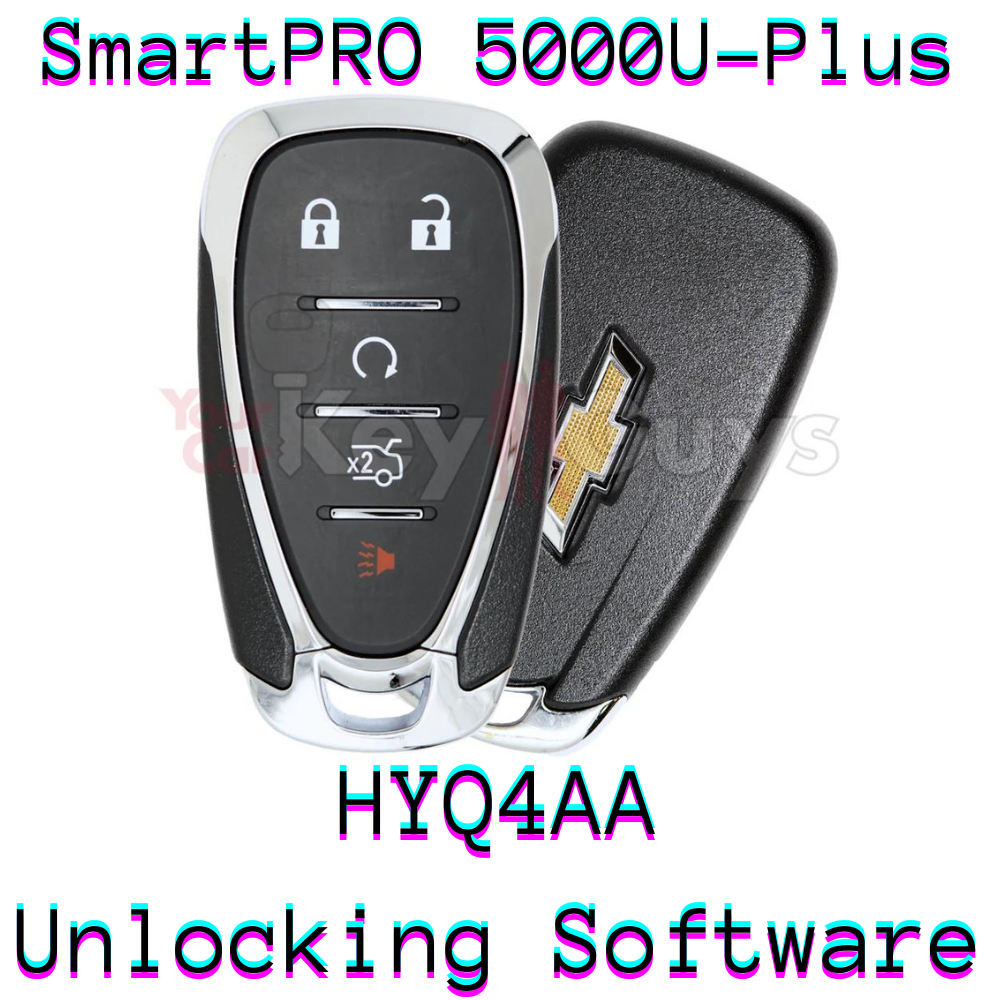 SmartPro 5000U Smart Key Unlocking Software Chevrolet HYQ4AA 5B Trunk