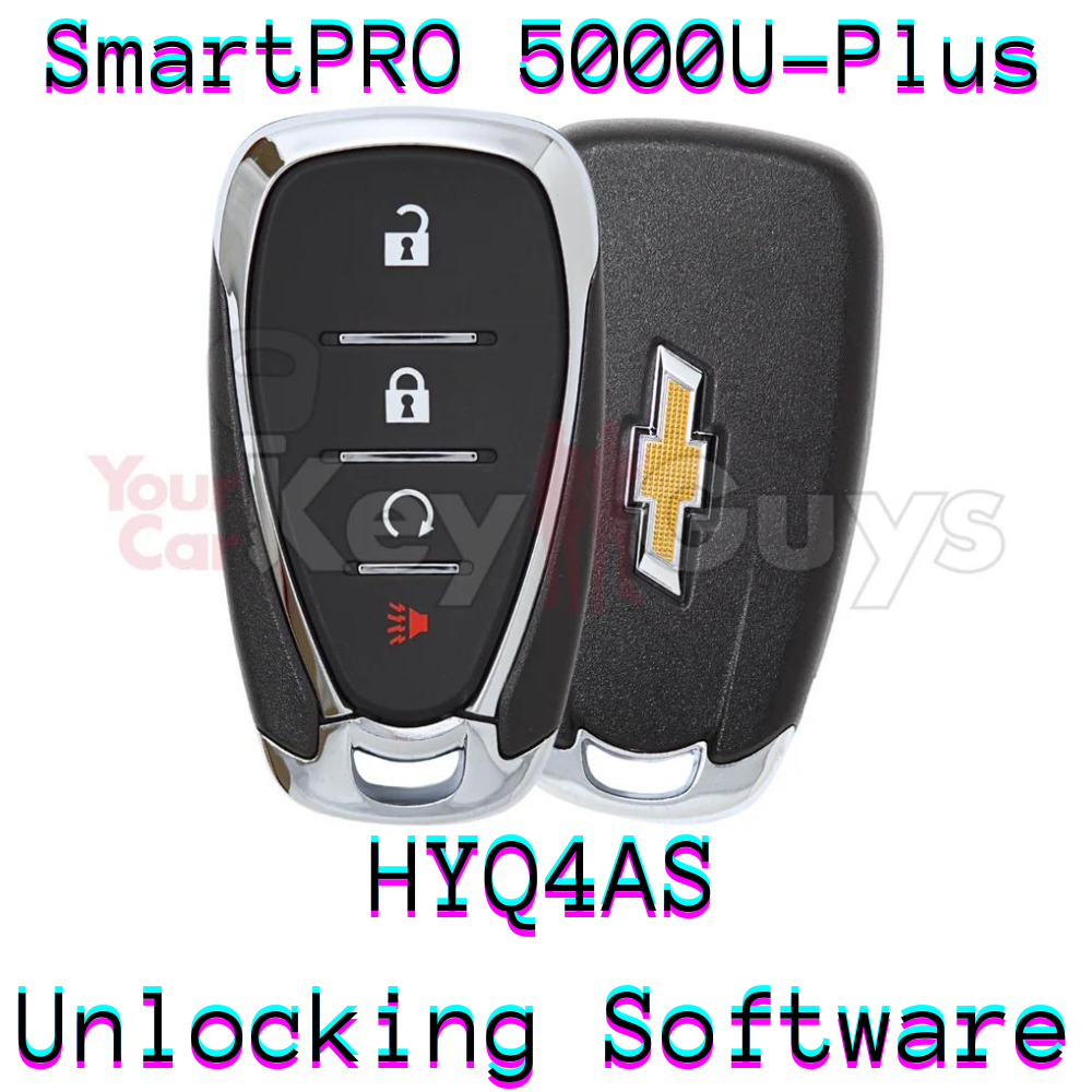 SmartPro 5000U Smart Key Unlocking Software Chevrolet HYQ4AS 4B Remote Start