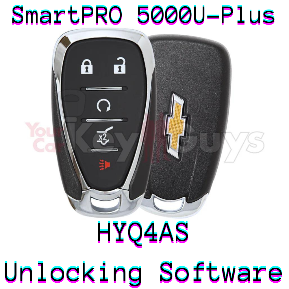 SmartPro 5000U Smart Key Unlocking Software Chevrolet HYQ4AS 5B Hatch