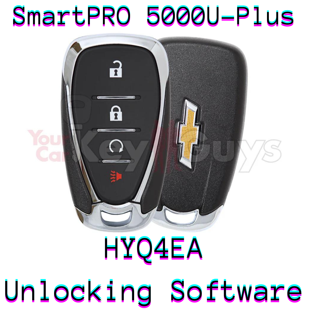 SmartPro 5000U Smart Key Unlocking Software Chevrolet HYQ4EA 4B Remote Start