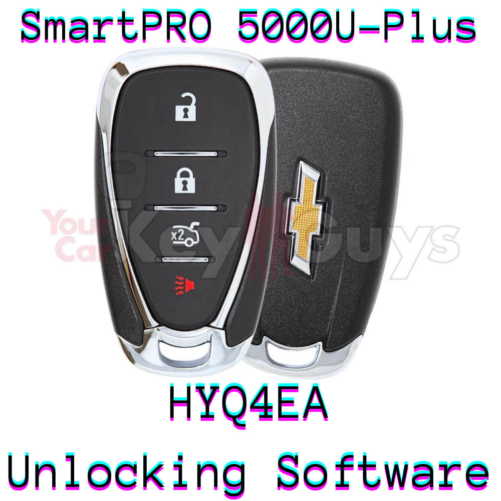 SmartPro 5000U Smart Key Unlocking Software Chevrolet HYQ4EA 4B Trunk