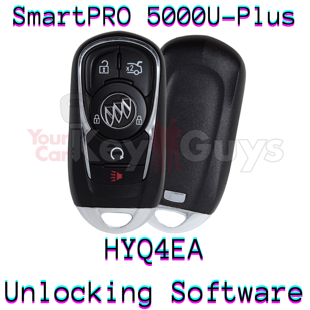 SmartPro 5000U Smart Key Unlocking Software Buick HYQ4EA 5B Trunk