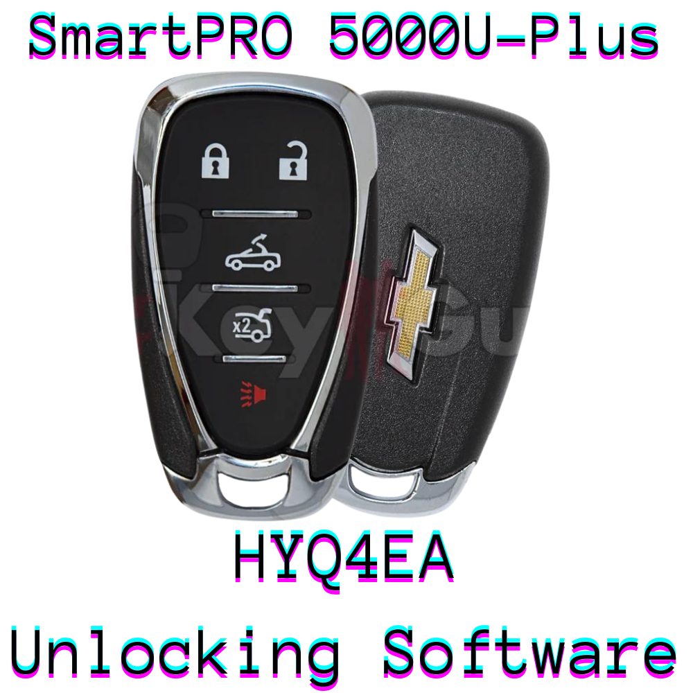 SmartPro 5000U Smart Key Unlocking Software Chevrolet HYQ4EA 5B Convertible