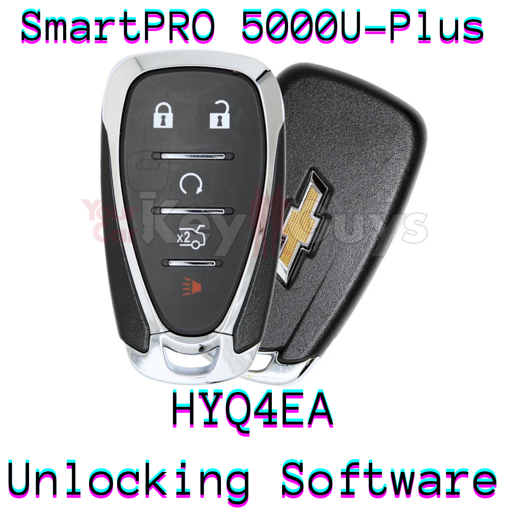 SmartPro 5000U Smart Key Unlocking Software Chevrolet HYQ4EA 5B Trunk