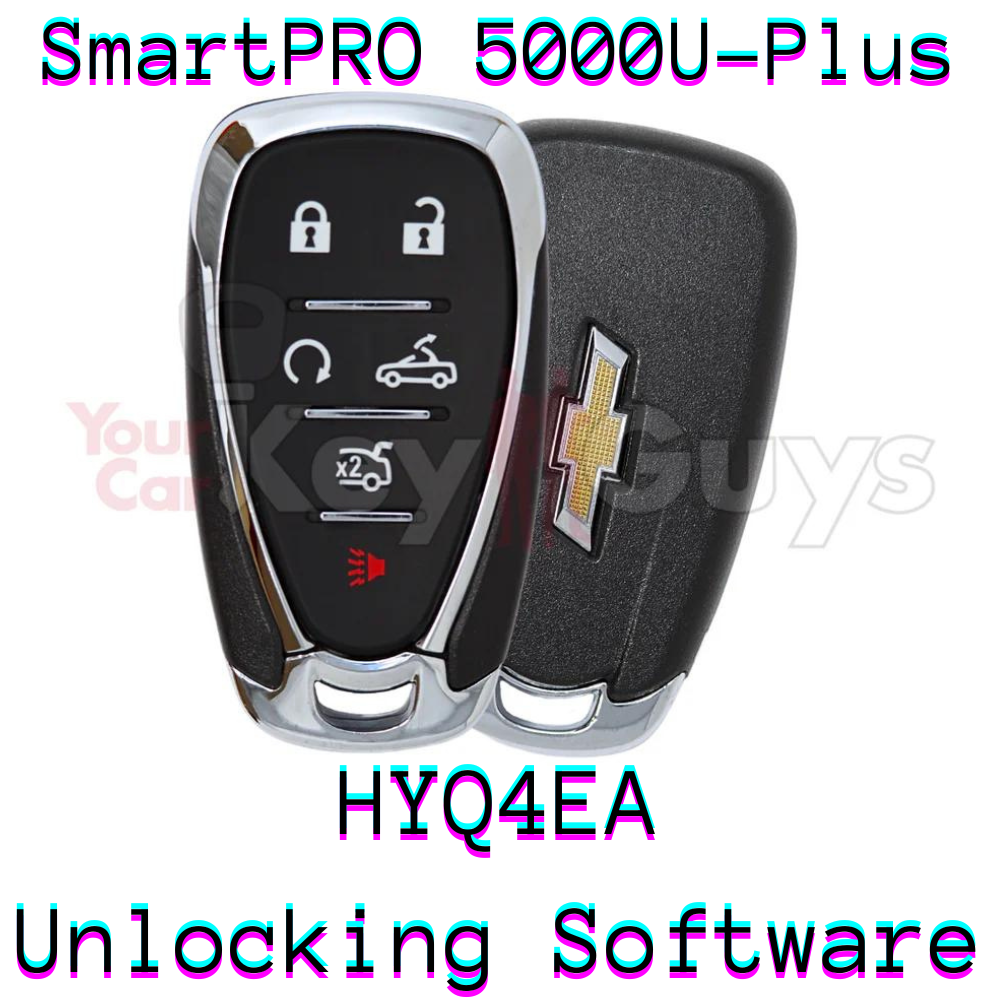 SmartPro 5000U Smart Key Unlocking Software Chevrolet HYQ4EA 6B Convertible