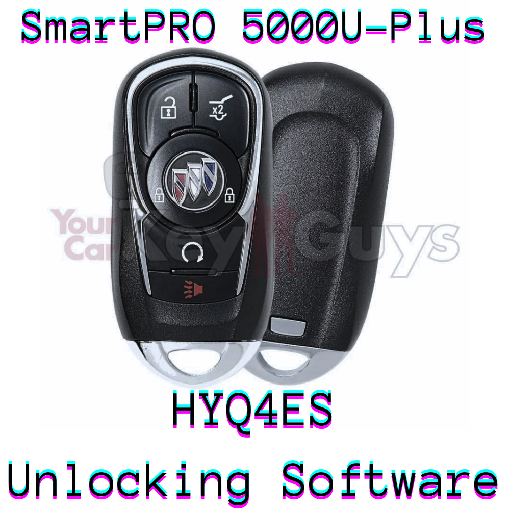 SmartPro 5000U Smart Key Unlocking Software Buick HYQ4ES 5B Hatch ...