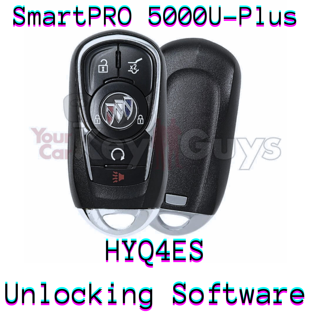 SmartPro 5000U Smart Key Unlocking Software Buick HYQ4ES 5B Hatch