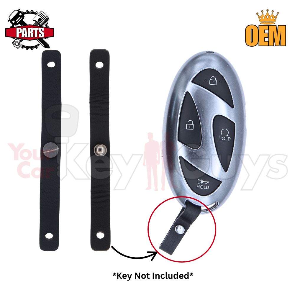 OEM Hyundai Kia Leather Key Ring Attachment
