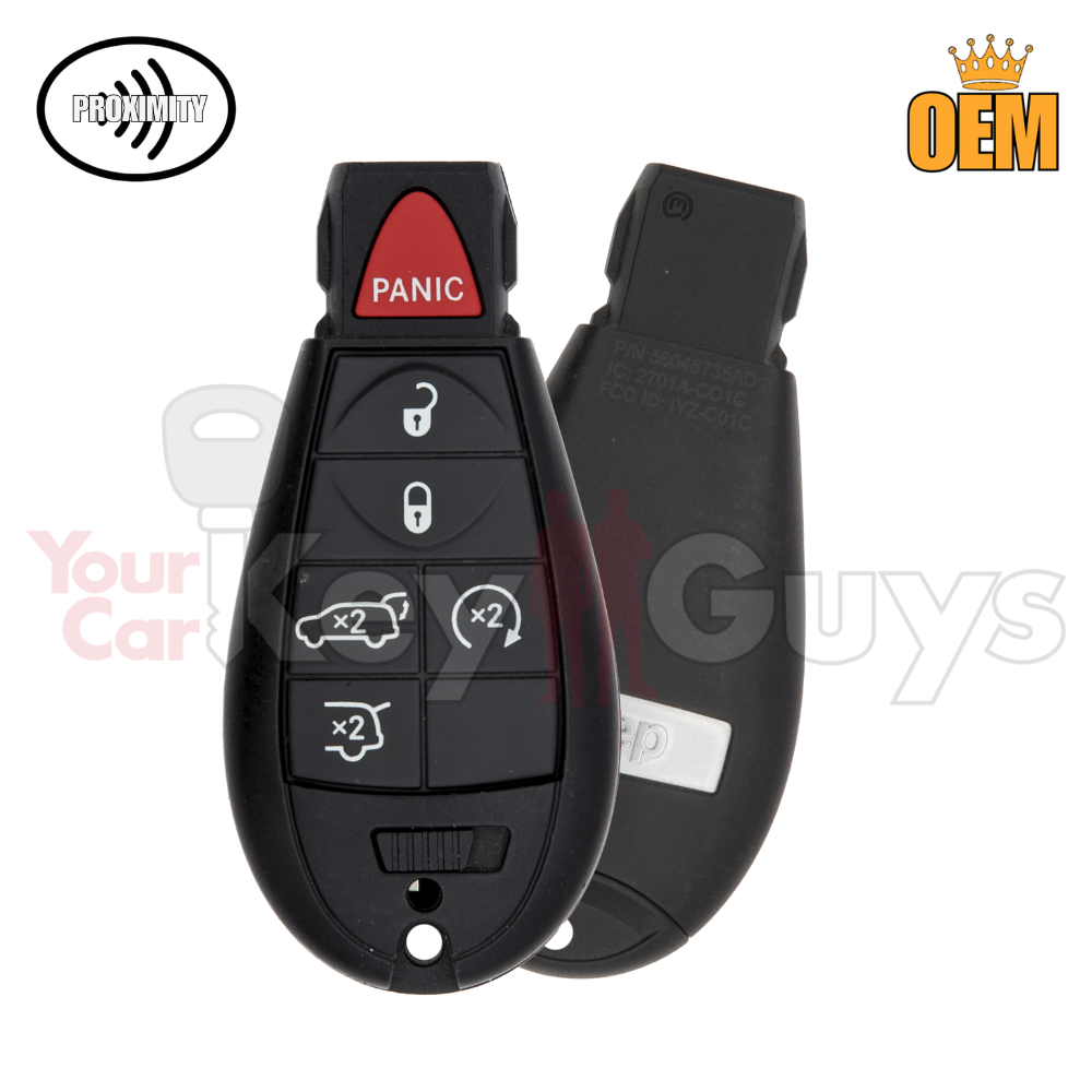 2008-2013 Jeep Commander Grand Cherokee 6B Hatch Remote Start Glass Fobik Twist IYZ-C01C OEM