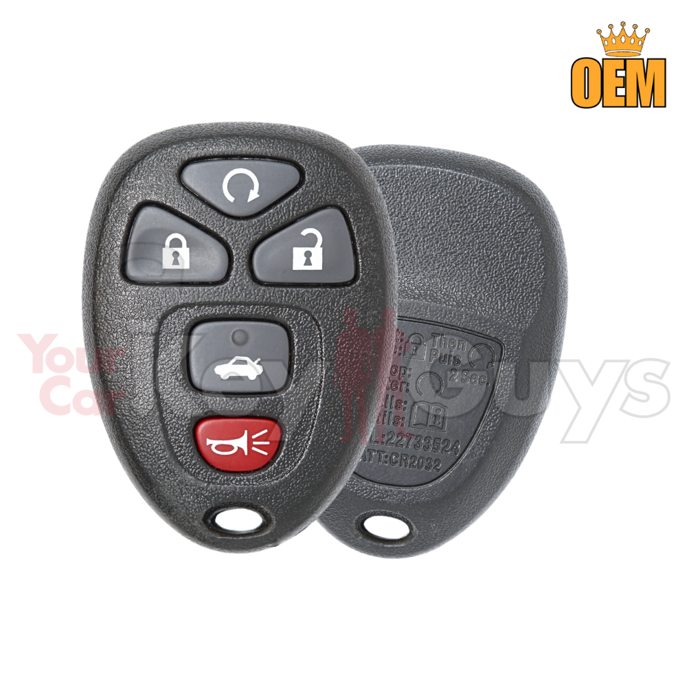 2004-2013 Buick | Chevrolet | Saturn | Pontiac 5B Trunk Remote Fob KOBGT04A