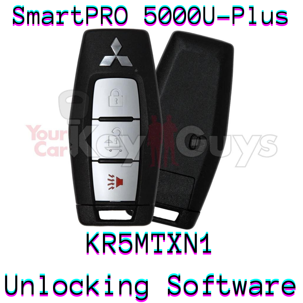 SmartPro 5000U Smart Key Unlocking Software Mitsubishi KR5MTXN1 3B