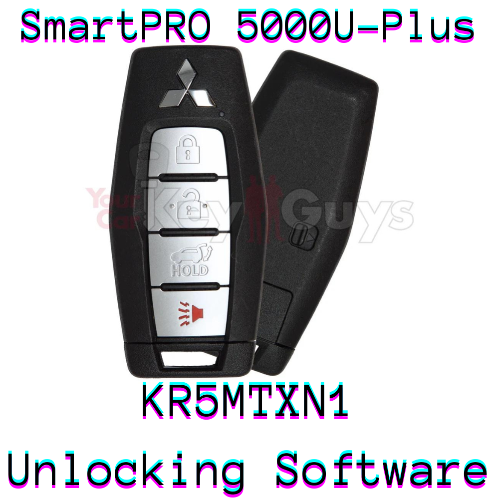 SmartPro 5000U Smart Key Unlocking Software Mitsubishi KR5MTXN1 4B ...